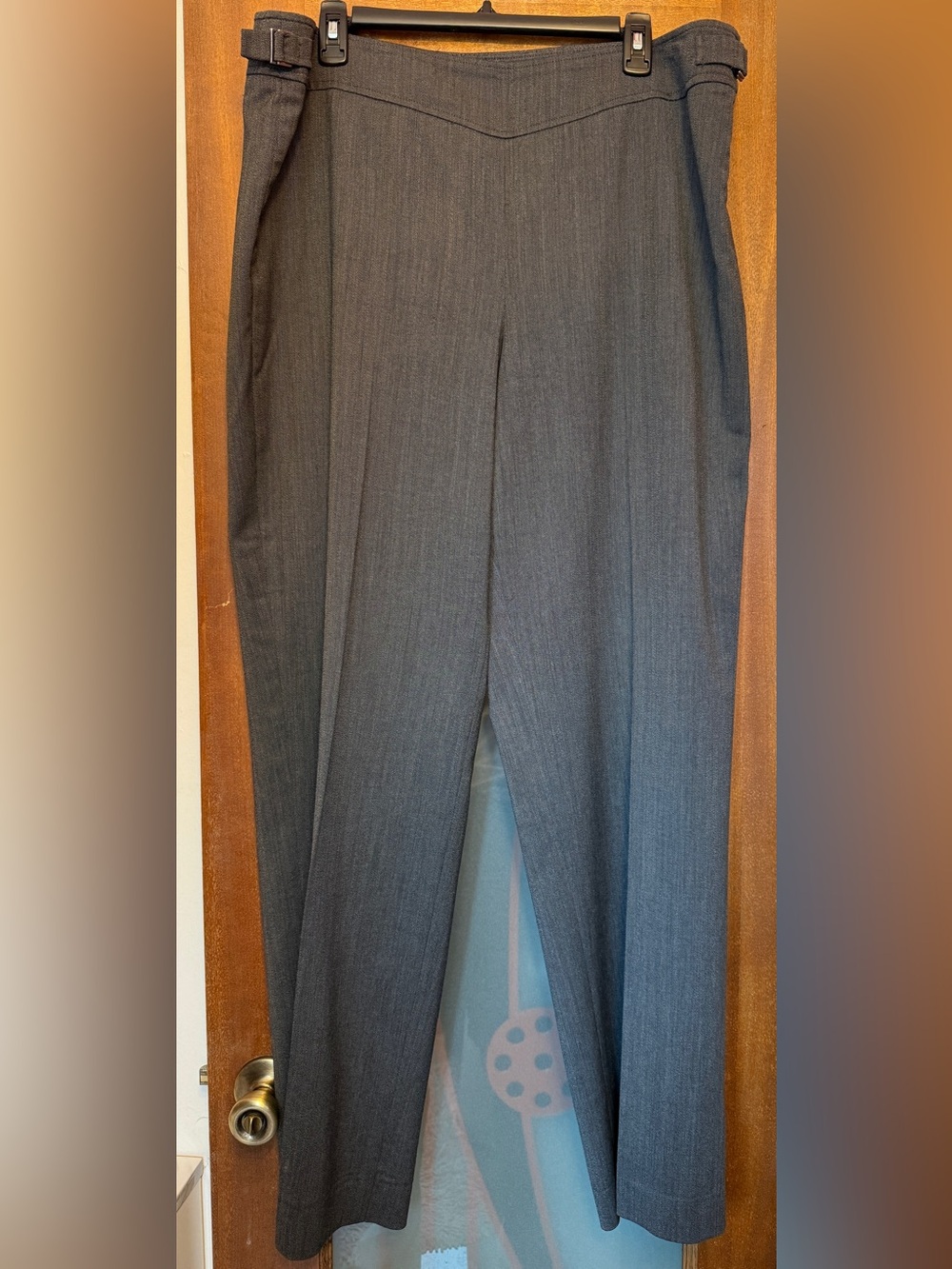 Talbots Italian Wool Blend Heritage Collection Lined Gray Dress Pants 16